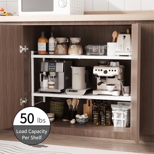 Sofron Expandable Pantry Closet Shelf, Adjustable Shelf For Cabinets thumb #2