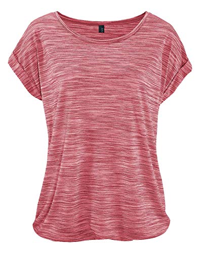Tee shirt femme manches courtes col rond fluide anti humidité