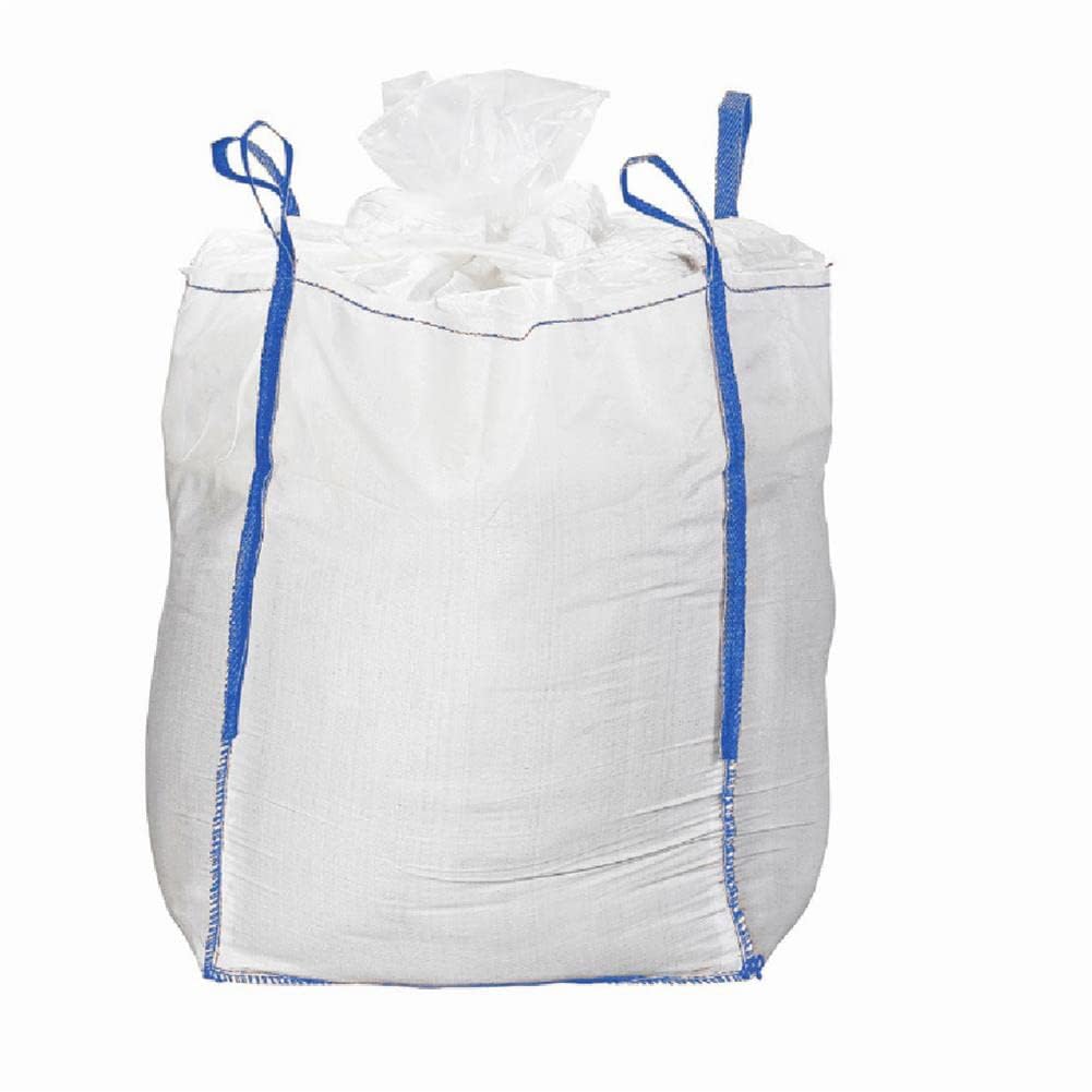 SHOPROM Bolsas de jardinería homologadas BigBag 1000 kg de polipropileno resistentes y reutilizables para eliminación de materiales de construcción y agrícolas ideales para almacenamiento (cierre de