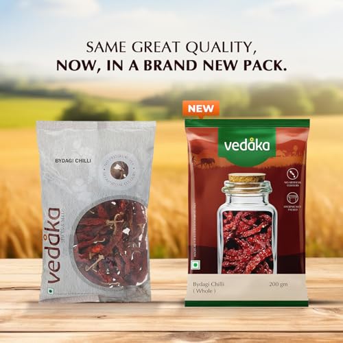 Image of Amazon Brand - Vedaka Bydagi Chilli, 200g