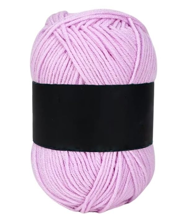 Coton au lait pour crochet 2.5mm, fil doux 4 épaisseurs pour tricoter vos moments de détente