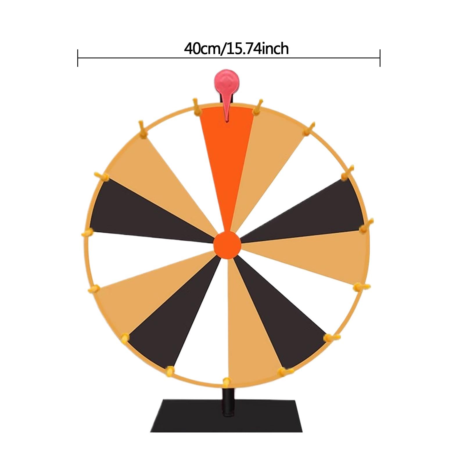 Generisch Rueda de premios de, Rueda de premios Spinner - Rueda de Ruleta Colorida para premios | 10/15 Ranuras Mesa Spinner Ruleta Rueda para Carnaval, ferias, Ganar Juegos de la Suerte