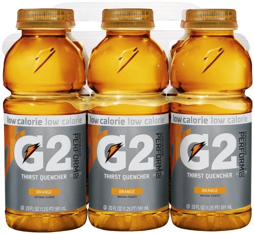 Gatorade G2 Sports Drink, Orange - Low Calorie, 20-Ounce Bottles (Pack of 24)