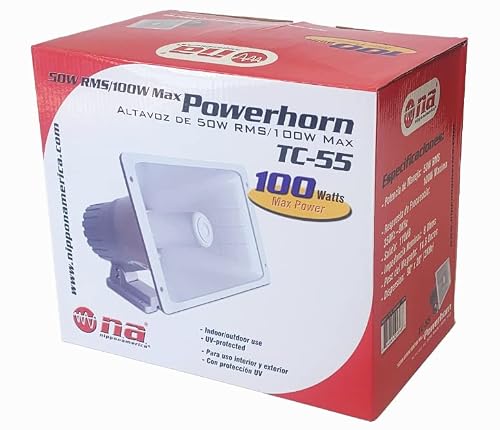 Nippon America Power Horn Speaker 100W Indoor Outdoor 100 Watt #TOP1