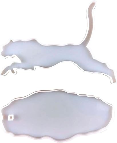 Miniatura 1 de Molde de silicona unisex de leopardo para fondant, moldes de silicona, herramientas de bricolaje, moldes en forma de pantera de moda para decoración