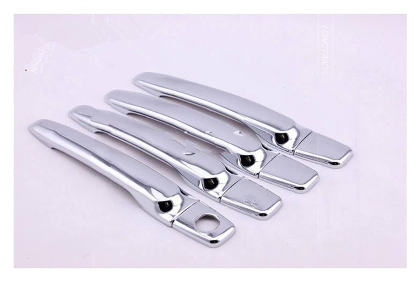 Rinkteea One Color Exterior Car Door Handle For Hyundai Sonata 2002-2005 Chrome Car Side Door Handle Cover Trim Sticker