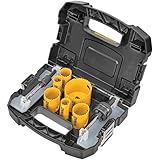 DEWALT Bi-Metal Hole Saw Kit for Wood, Metal and Plastic (D180001)