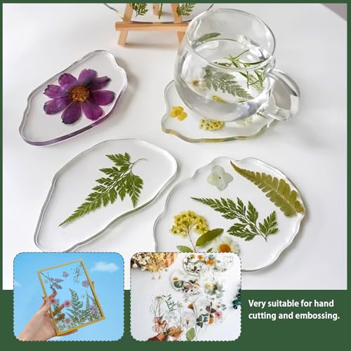 Neworkg 2 Pack Clear Cutting Plate, 8.7 X 6.1 Inches Die Cutting Pads For Die Cutting Machine And Embossing Crafting thumb #5