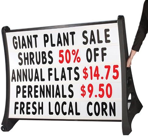 Quick Loading Roadside Standard Message Board Sidewalk Sign