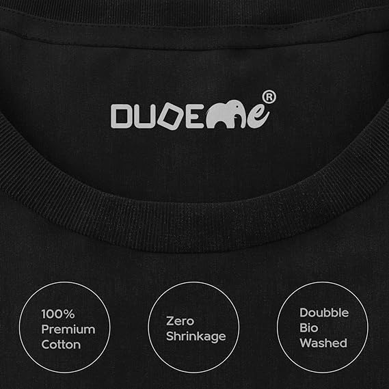 Image of DUDEME Charlers Lec Oversized T-Shirt for Car Enthusiast for Men & Women T Shirts 100% Cotton Printed T-Shirts.