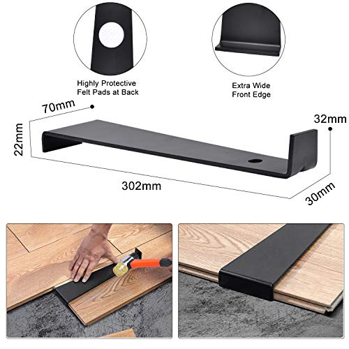 ETEPON Laminate Flooring Installation Kit Set, 44 Pieces Flooring Tools with 40 Spacers, Fiberglass Handle Mallet, Tapping Block, 16.4Ft/5m Tap Measure, and Heavy Duty Pull Bar