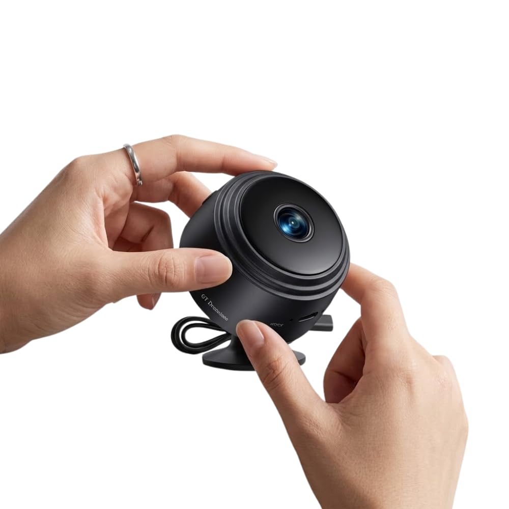 Drumstone (𝐒𝐩𝐞𝐜𝐢𝐚𝐥 𝟏𝟓 𝐘𝐞𝐚𝐫𝐬 𝐖𝐚𝐫𝐫𝐚𝐧𝐭𝐲 Mini WiFi Camera 1080P HD Wireless Security Camera, Night Vision, Motion Detection, Magnetic Mount, SD Card & App Remote Viewing, Home Cam-image-7