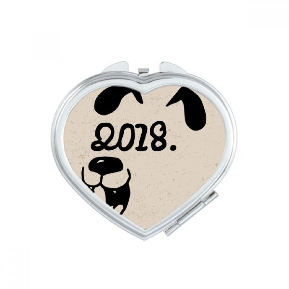 Miroir compact maquillage multicolore idéal dans le sac à main de soirée