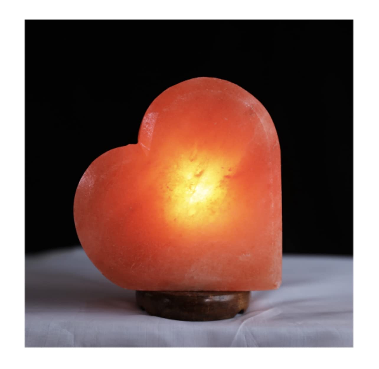 Pink Hill Heart Shape 2-3 Kg Himalayan Salt Lamp