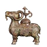 MOZART Zhou occidental en bronze manguong oiseau couverture mouton paillis 25 cm de haut figurines ornements cadeaux artisanat antiquités chinoises