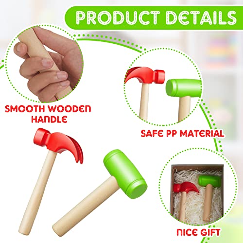 Image of Deekin Small Toy Hammers Simulation Educational Tool Toys, 16 Pcs, 2 Style