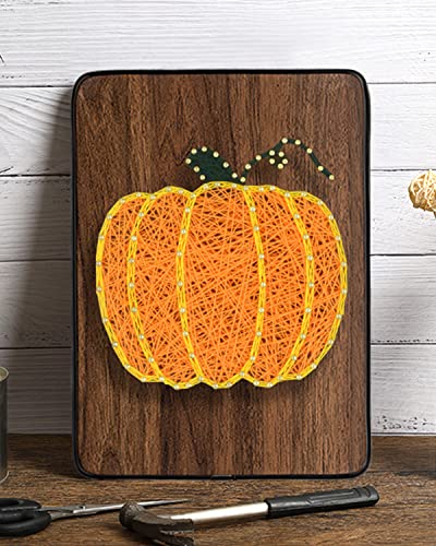 Image of BAZIMA DIY String Art Kit for Beginner,Unique Gift, DIY Pumpkin Craft Kit,Craft Kit for Holidays