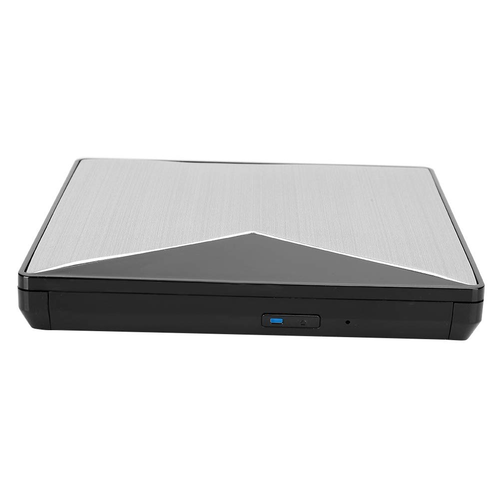 ZJchao External CdDvd Drive for Laptop, Cd Drive External DVD Drive Aluminum Alloy USB3.0 Desktop Notebook Portable USB Interface-image-0