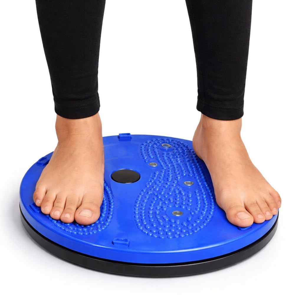 Tummy Twister for Weight Loss, Acupressure Magnetic Twister Board for Home Gym Fitness, Waist Trimmer Disc and Core Rotator for Abdominal Exercise-picture-13