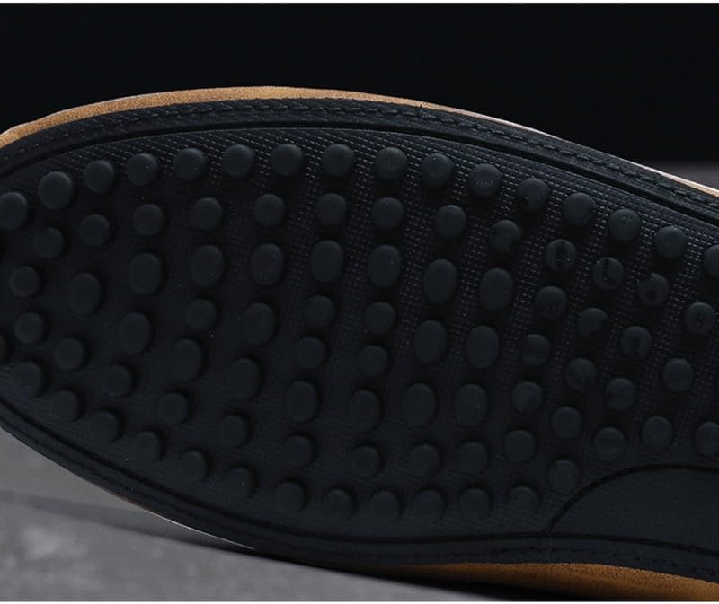 Shoes Men's Low-top Soft-Soled Slip-on Loafers Versatile Comfortable Square-Toed Oxford Shoes for Parties Weddings Driving Men Casual and Breathable Shoes