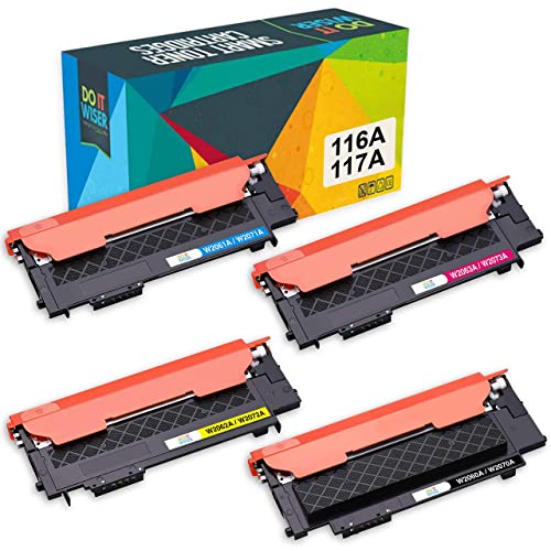 Do it Wiser Remanufactured Toner Cartridge Replacement for HP 116A W2060A W2061A W2062A W2063A to use with Color Laser MFP 179fnw MFP 178nw MFP 150a Printer (5-Pack)