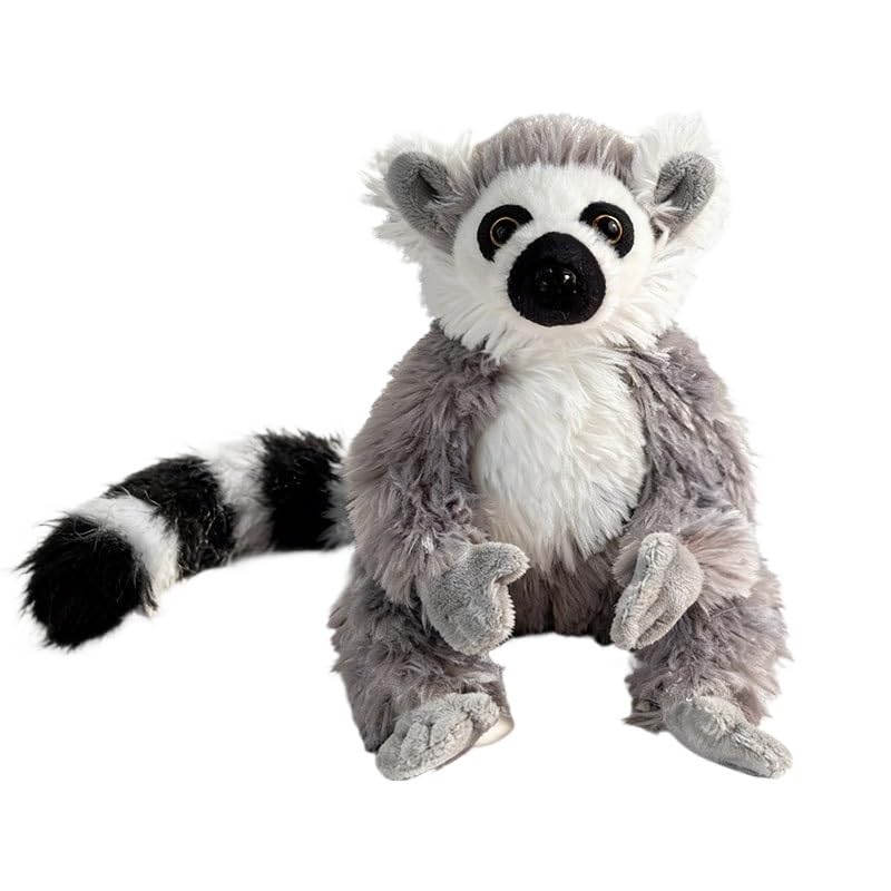 Peluche lémurien haut de gamme aux finitions soignées et fourrure super douce