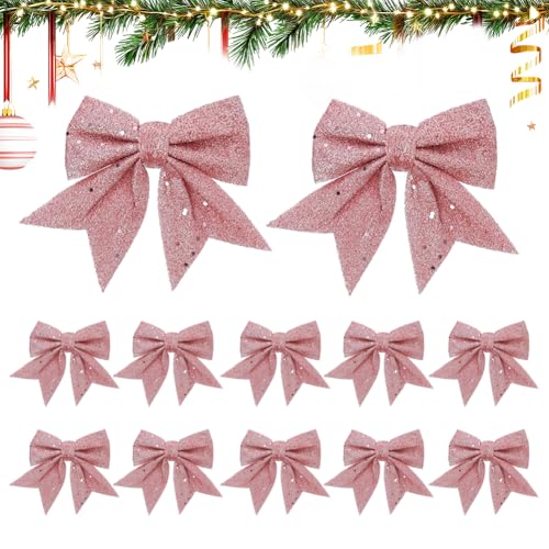 Christmas Tree Decorations, Christmas Tree Bow Bow, Christmas Bows for...