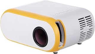 Portable 1080P HD Household Projector - 60” Mini Home Theaters Projector - LED HDMI Same Screen Projection - Compatible with USB Flash Disk/HDMI/VGA - Mini Home Projector