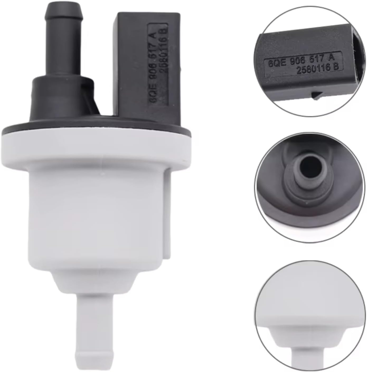 Boost Solenoid Compatible with VW for Polo 2009 for TIGUAN 2007 058133517B 6QE906517A Vapor Canister Purge Valve Solenoid Parts