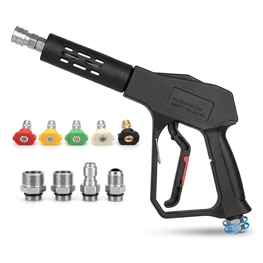 NereidWash Pressure Washer Gun with Adaptors