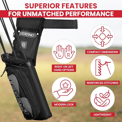 image for Legend XT420 Arrow Quiver - Quiver Arrow Holder, Archery Quiver with 3