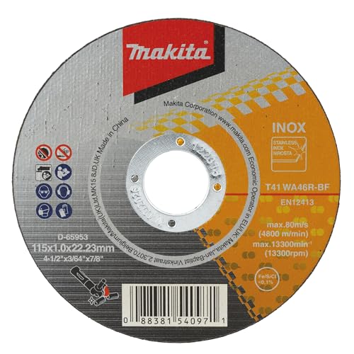 Makita D-65953 Thin Cut-Off Wheel 115Mm X 22.23Mm