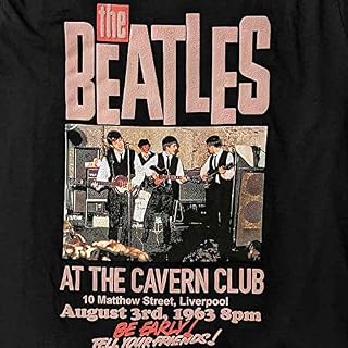 Rock Off officially licensed products Men's Beatles Cavern T-Shirt Black – Image 3