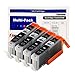4 Pack INK4WORK Compatible Replacement For CLI-251XL CLI-251 XL Black Ink Cartridge For PIXMA MX722 MX922 iP7220 iP8720 iX6820 MG5420 MG5422 MG5520 MG5522 MG5620 ....