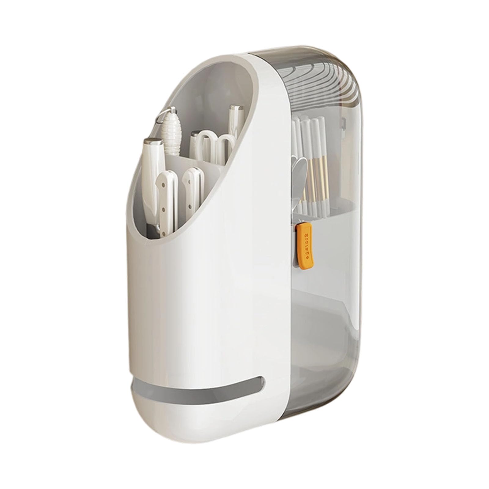 APGLSXY Multifunctional Wall Mounted Tool Rack for Utensils Forks Includes Dusttight Protect and Effluent Base Compact Kitchen Wall Planner