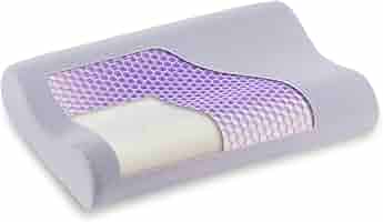 Amazon｜フランスベッド 枕 60×40cm ライトパープル色カバー付き