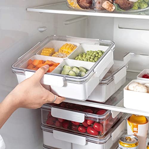 Leige Transparent Boxes Of Candies, Dried Fruits, Nuts, Multi-Mesh, Detachable Lids, Coolers, And Grocery Boxes (Color : Clear, Size : 6.5Cm) #TOP4