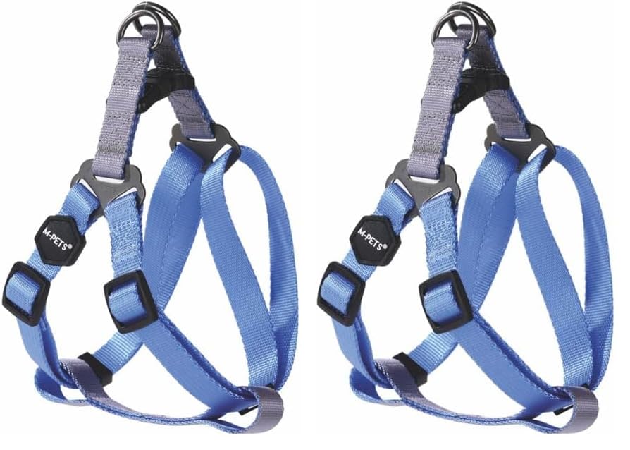 M-PETS GENTLE DOG TRİANGLE GÖĞÜS TASMASI BLUE (M) (2 paketi)