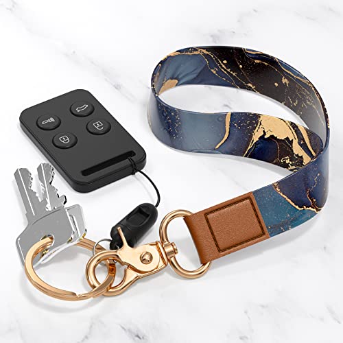 Image of Wrist Lanyard Key Chain, Wristlet Strap Keychain Holder for Women Men Car Keys Wallet Card Phone