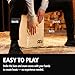 Meinl Percussion Jam Cajon Box Drum with Snare and Bass Tone for Acoustic Music — Made in Europe — Baltic Birch Wood, Play with Your Hands, 2-Year Warranty, Natural (SCAJ50NT)