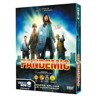 Asmodee Pandemic, Juego de Mesa Cooperativo de Estrategia y Gestión de Crisis Sanitaria, Salva a la Humanidad de Las Plagas, A Partir de 8 Años, De 2 a 4 Jugadores, 45 Minutos por Partida, Español | Ya disponible en tu tienda friki favorita! En mundofriki.es!