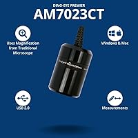 Vista 2 de Dino-Lite Cámara ocular USB AM7023CT - 1.3MP, uso para montaje en C en microscopio tradicional, software Windows/Mac incluido