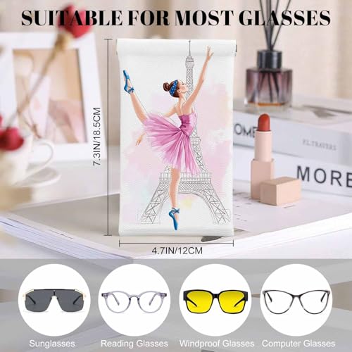 Image of Dragonfly Glasses Case Lightweight Glasses Cases PU Sunglass Organizer Eyeglasses Case Glasses Cases For Men Women