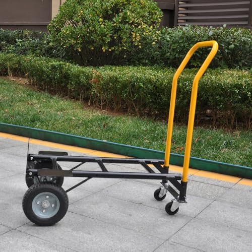 Carretilla Plegable Multiusos de Metal con Ruedas 330 lb miniatura 7