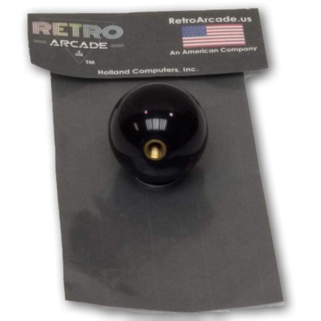RetroArcade.us Classic Arcade Joystick Ball Top - Black
