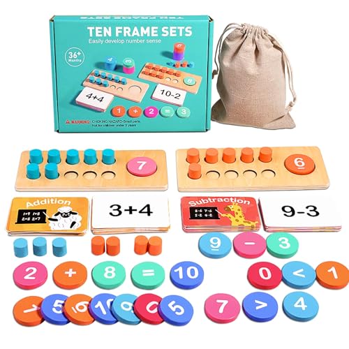Dr. MUYA® Juguetes Montessori 2 3 4 5 6 Años, Juegos Educativos Niños 4 Años, Montessori 2 Años, Juegos Niños 3 Años, Juguetes Educativos, Montessori 3 Años, Regalo Niño Niña 2-6 Años