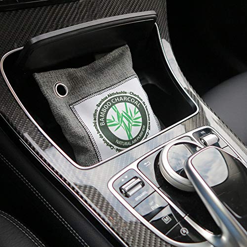 Stimio Duurzame Bamboe Kamerverfrisser 4 x 200g | Luchtreiniger, Verfrisser & Ontvochtiger met actieve kool kussens voor… - Image 5