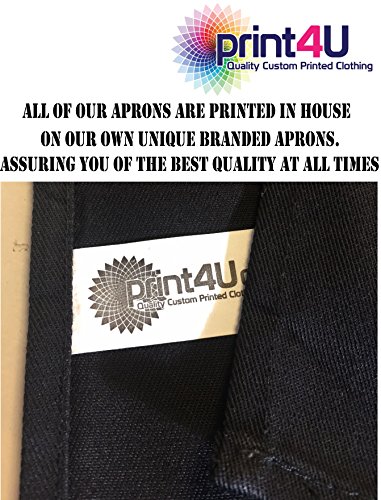 Print4U Stand Back Dave Is Cooking Personalised BBQ Apron Black - Cosy Home Interiors Print4U Stand Back Dave Is Cooking Personalised BBQ Apron Black - Image 3