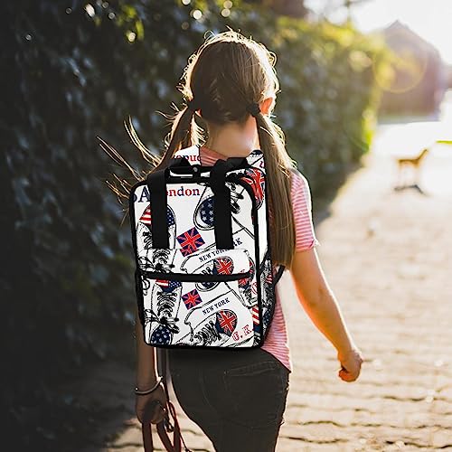 Sac à dos garçons multicolore léger et grand cartable filles