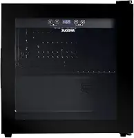 Cervejeira Suggar 48L 127V Preta com Porta de Vidro